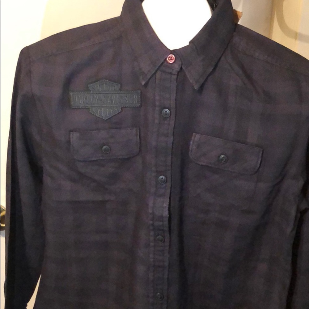 Harley Davidson longsleeve button up shirt